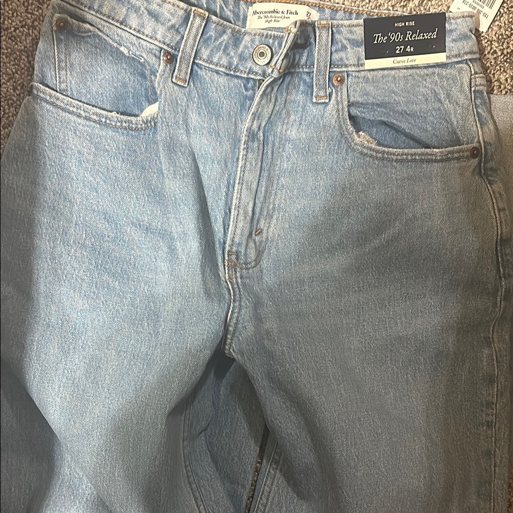 Abercrombie & Fitch Women’s  Light Blue Jeans